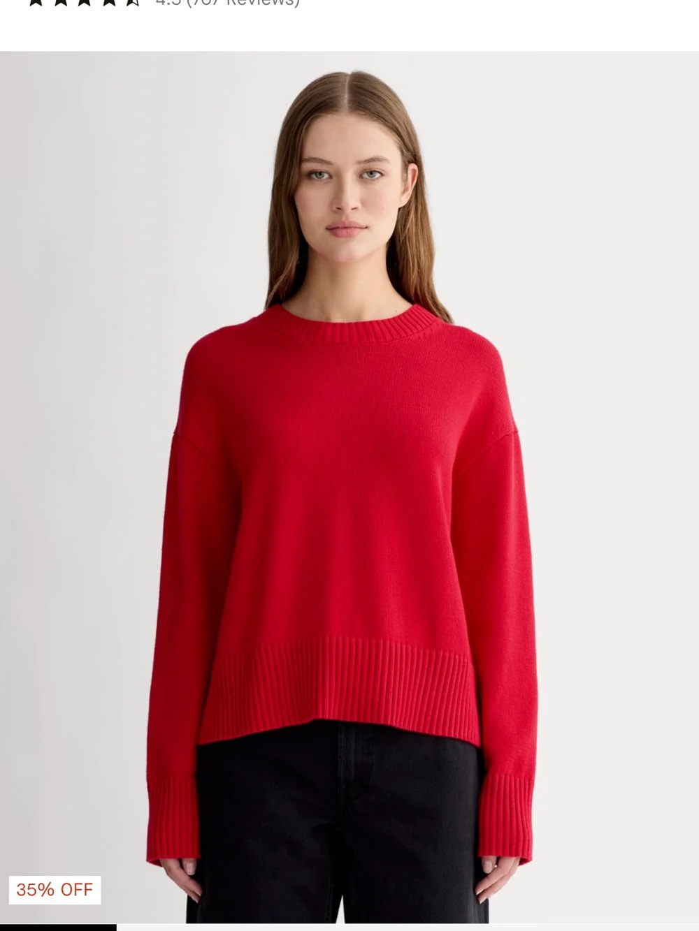 Everlane Boxy Cotton Sweater